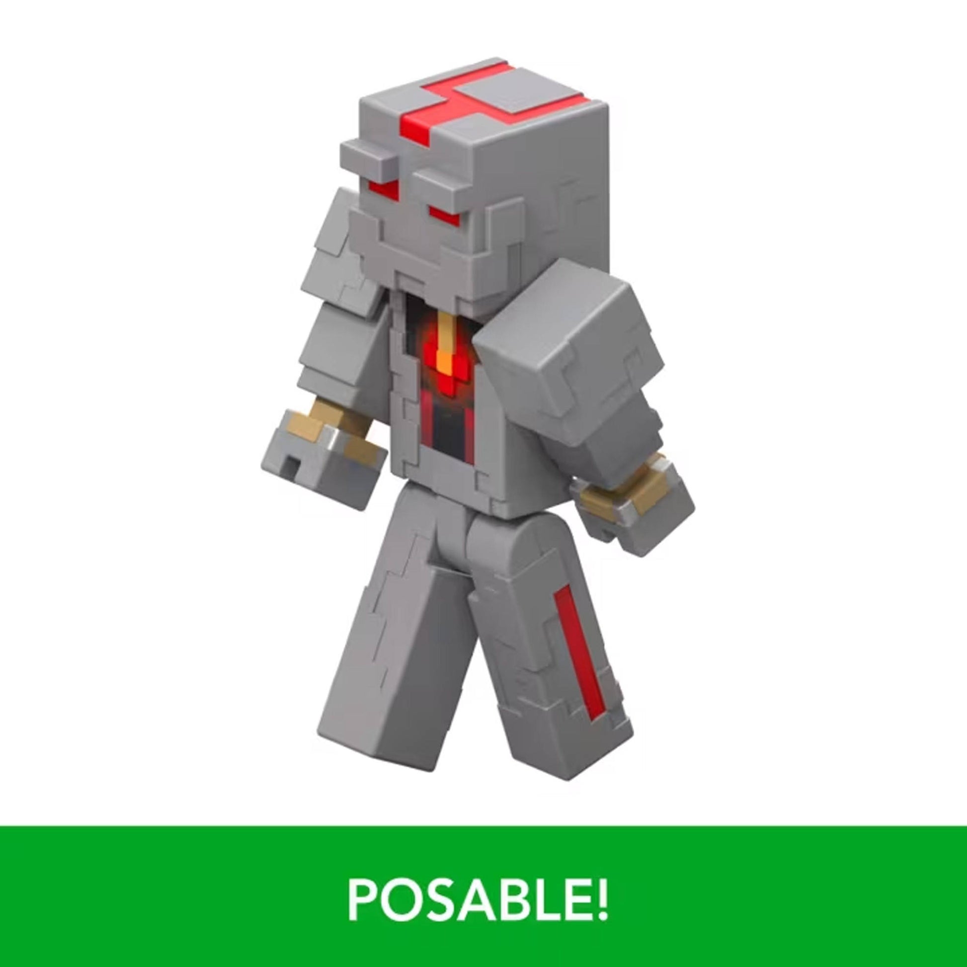 Minecraft Redstone Protector's Firework Launcher Posable Figure Toy Set