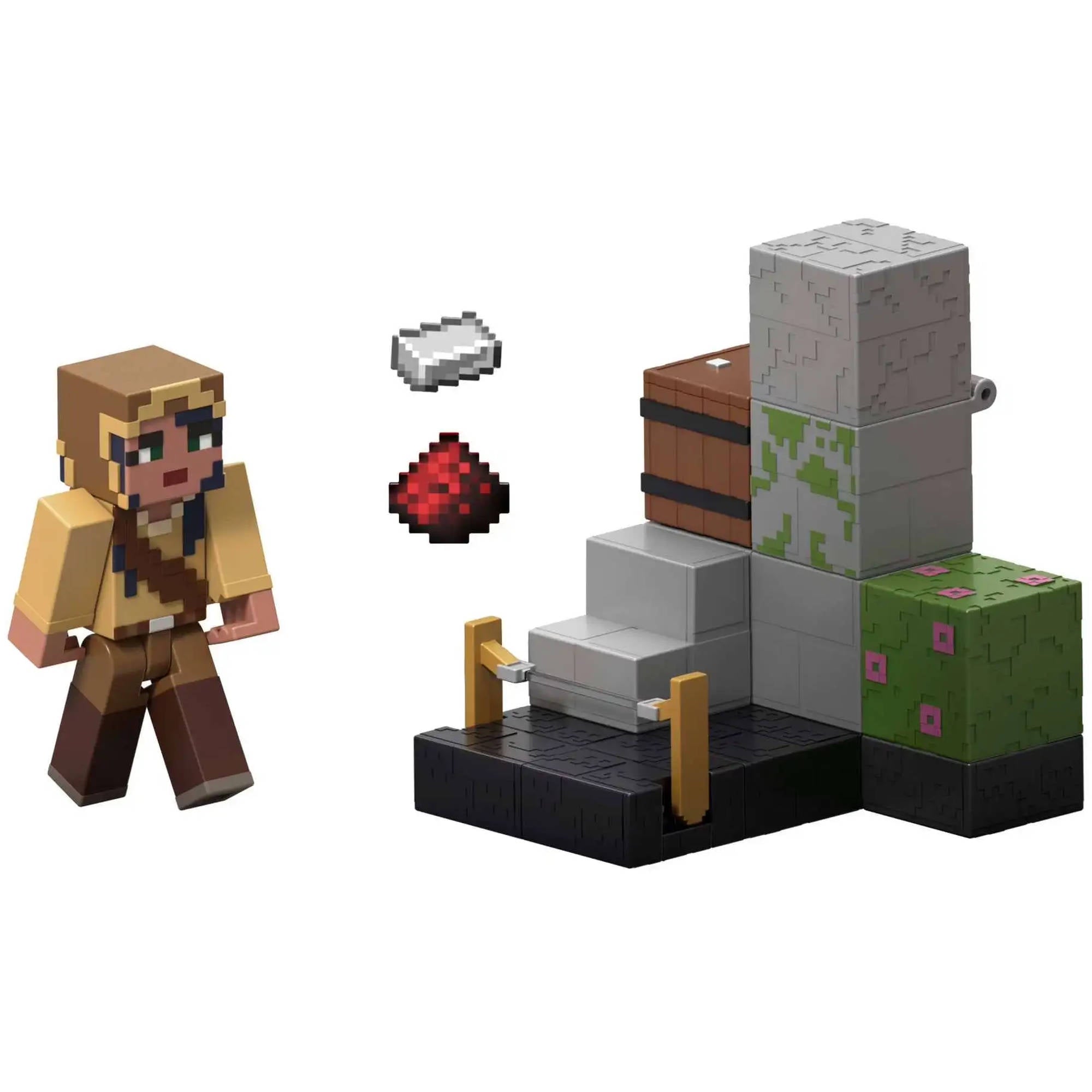 Minecraft Redstone Trapper's Tripwire Figure Toy Set