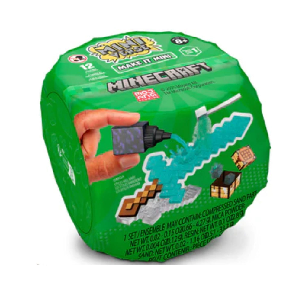 Miniverse Make It Mini Minecraft craft toys, in packaging