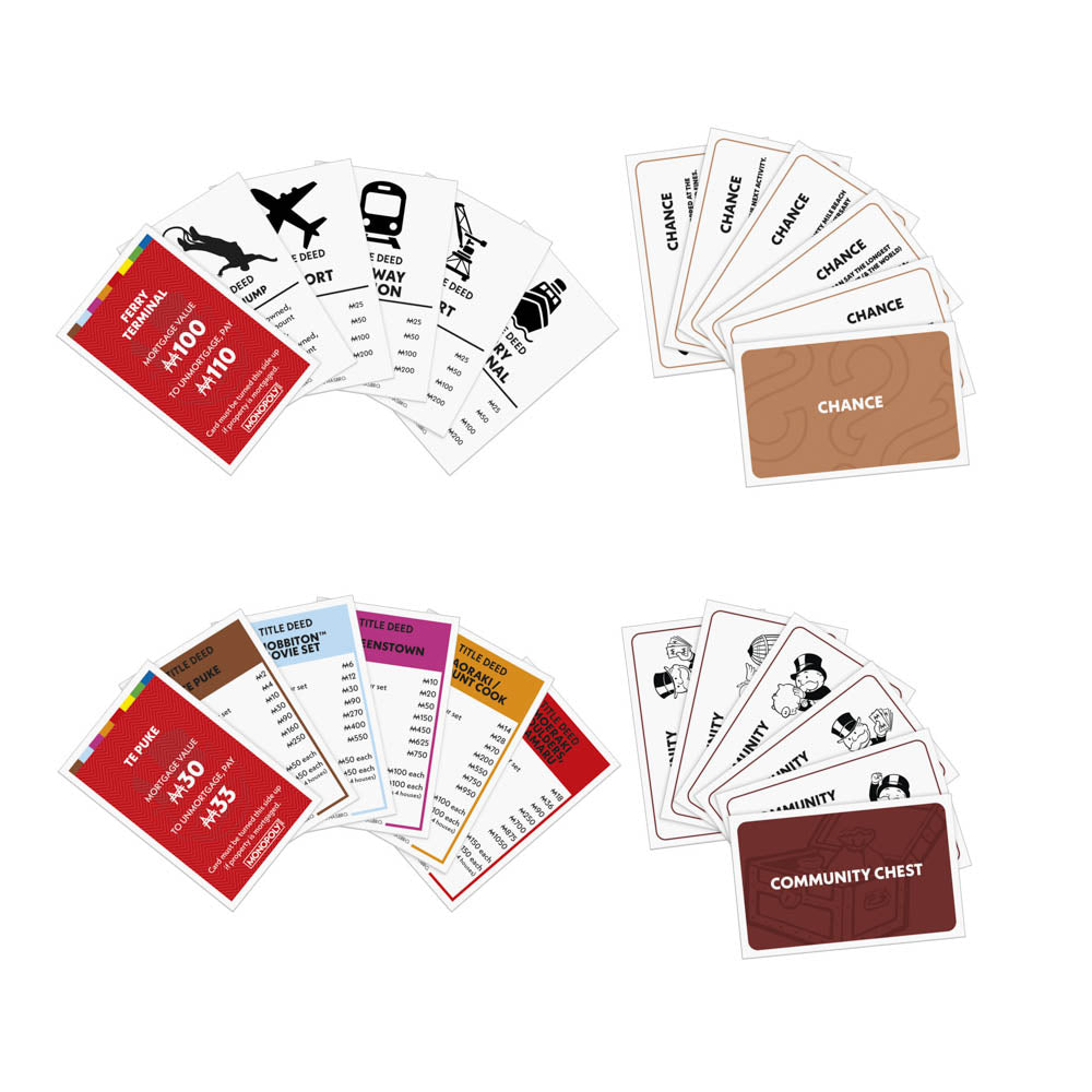 Monopoly Board Game - Here and Now New Zealand Edition.