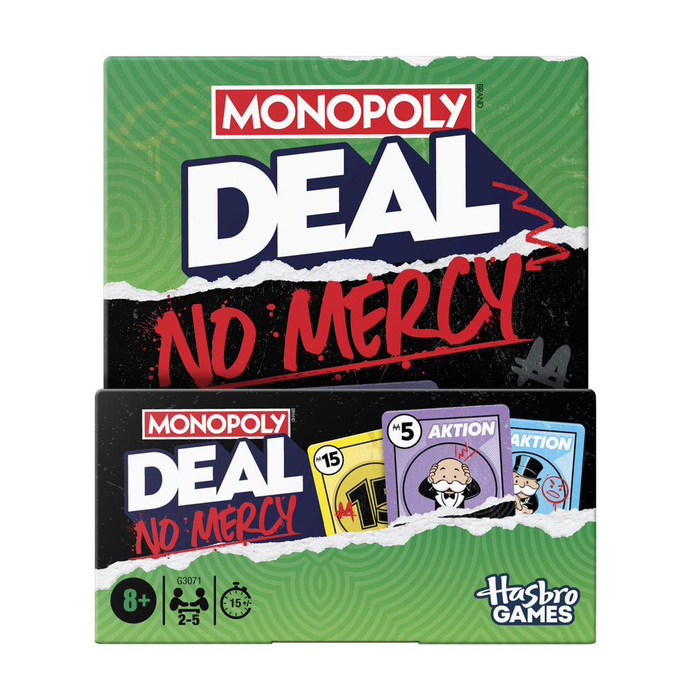Monopoly Deal No Mercy Card Game, in packaging