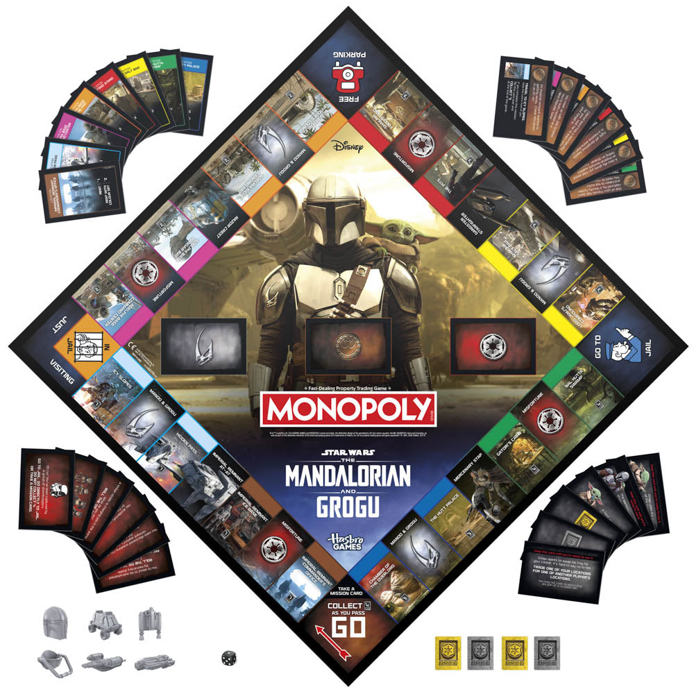 Monopoly Star Wars The Mandalorian and Grogu board game