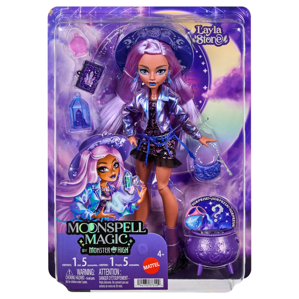 Monster High Moonspell Magic Doll Witch - Layla Stone.