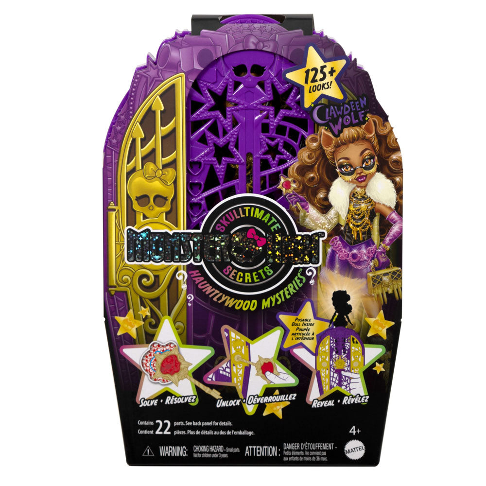 Monster High Skulltimate Secrets Hauntlywood Mysteries Fashion Doll - Clawdeen.