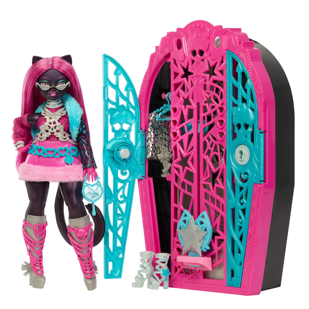 Monster High Skulltimates Secrets Hauntlywood Mysteries Fashion Doll - Catty Noir.