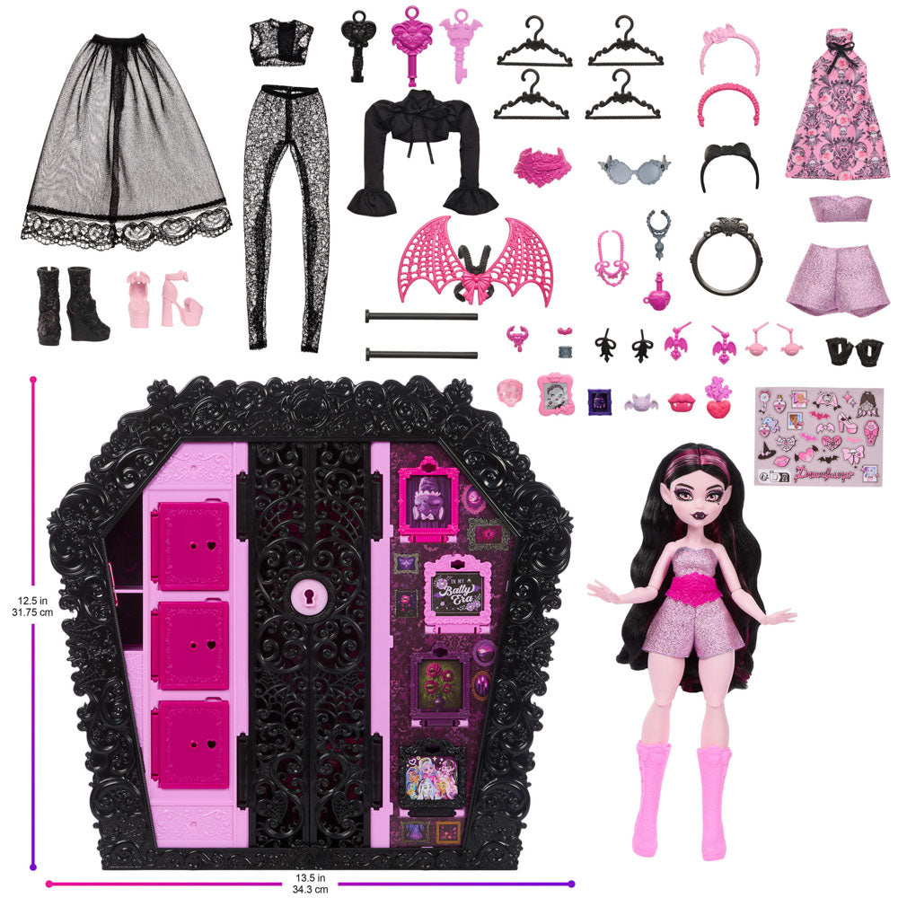 Monster High Ultimate Skulltimate Wardrobe Toy Playset.