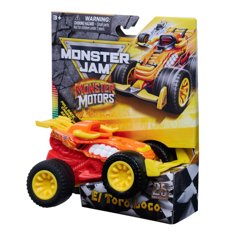 Monster Jam 1:64 Monster Motors Toy Trucks - Assorted.