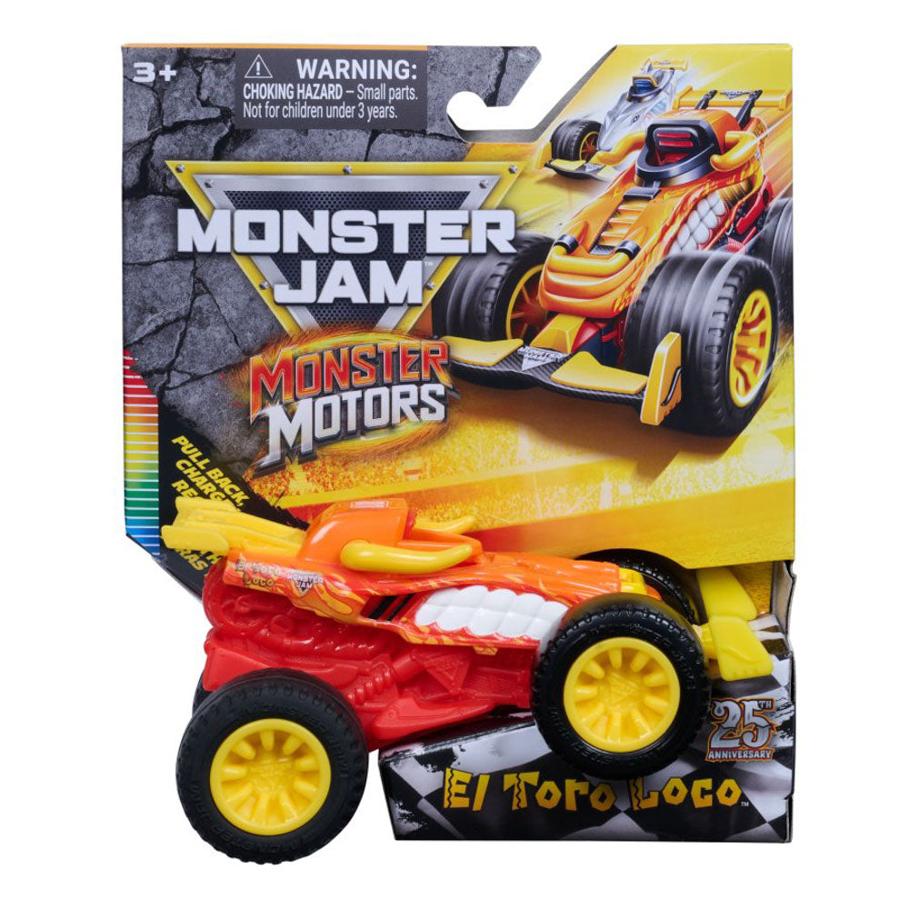 Monster Jam 1:64 Monster Motors Toy Trucks - Assorted.