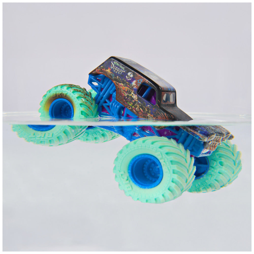 Monster Jam 1:64 Mud Blasters Colour Changing trucks - Sonuva Digger.