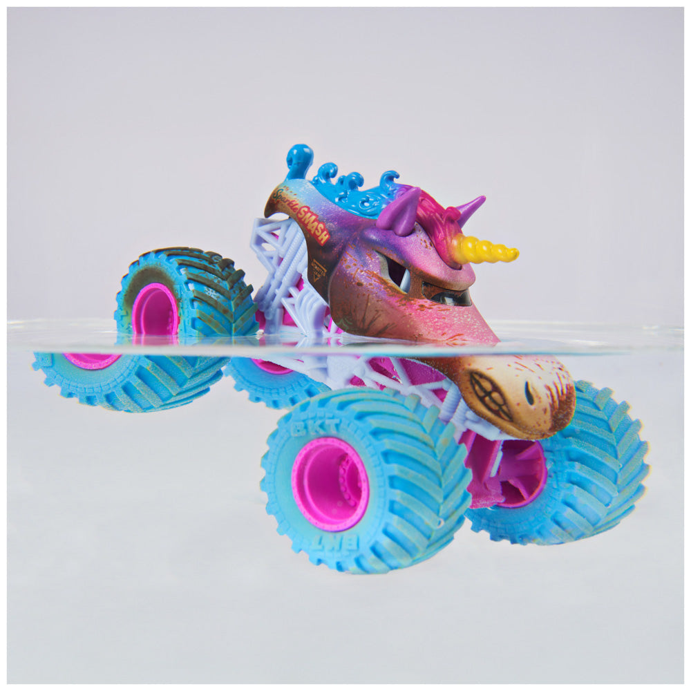 Monster Jam 1:64 Mud Blasters Colour Change truck - Sparkle Smash.
