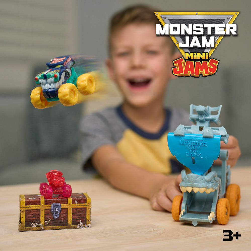 Monster Jams Mini Jams Playset - Megalodon Barnacle Blaster.