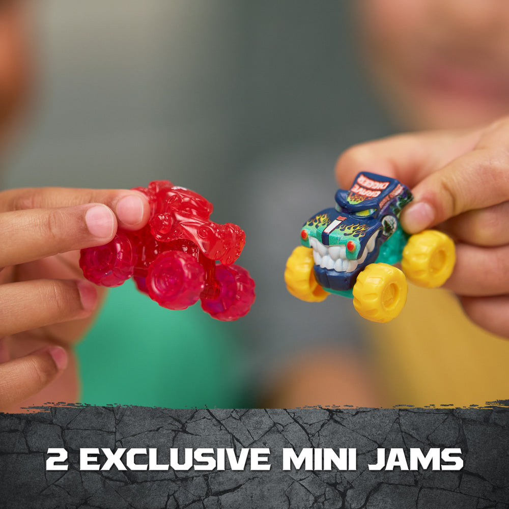 Monster Jams Mini Jams Playset - Megalodon Barnacle Blaster.