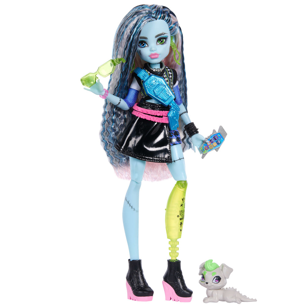 Monster High Fashion Doll - Frankie Stein with blue skin
