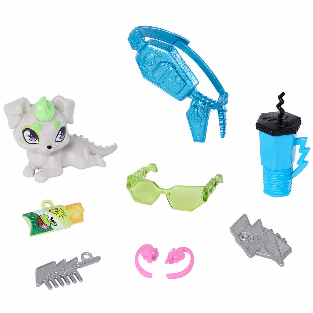 Accessories included with Monster High Fashion Doll - Frankie Stein with blue skin