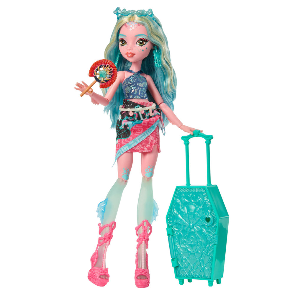 Monster High Skulltimate Secrets Gore-geous Oasis Series 7 Lagoona Blue doll