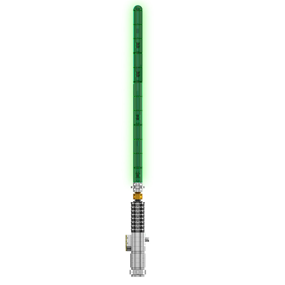 Mould King 10140 Luke Lightsaber Replica Laser Sword Building Set Green