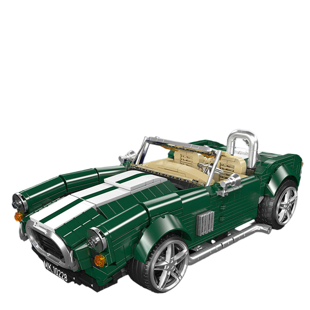 Mould King 10228 Classic AC Cobra Roadster Model Car Building Set