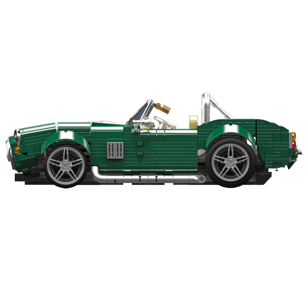 Mould King 10228 Classic AC Cobra Roadster Model Car Building Set