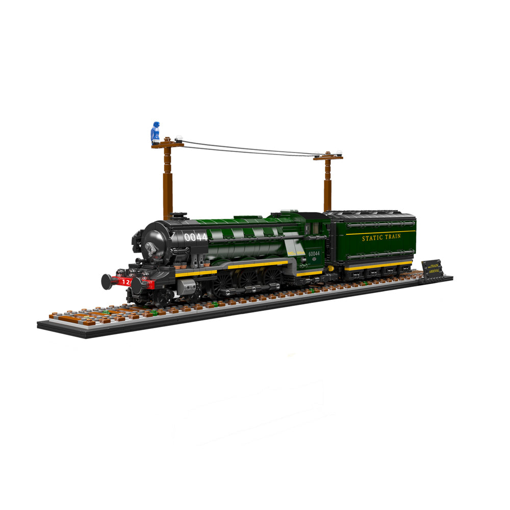 Front view of the Mould King 12024 4-4-0 Steam Locomotives Train Building Set