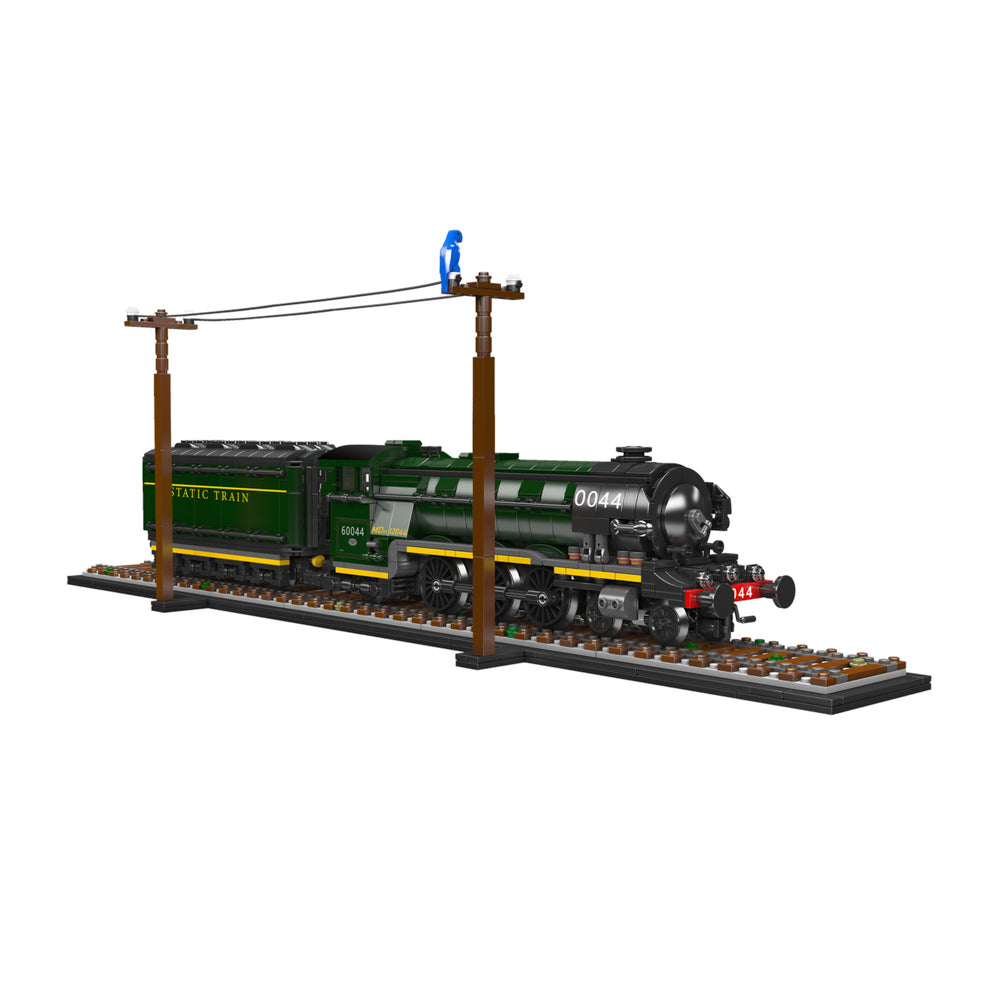 Side view of the Mould King 12024 4-4-0 Steam Locomotives Train Building Set