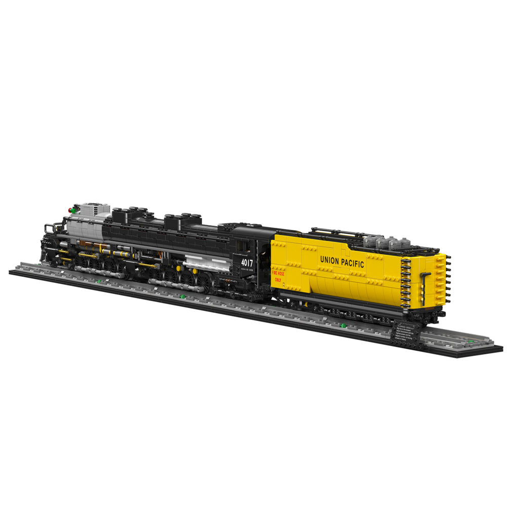 Back view of the Mould King 12049 Big Boy 4-8-8-4 Steam Train Locomotive Building Set
