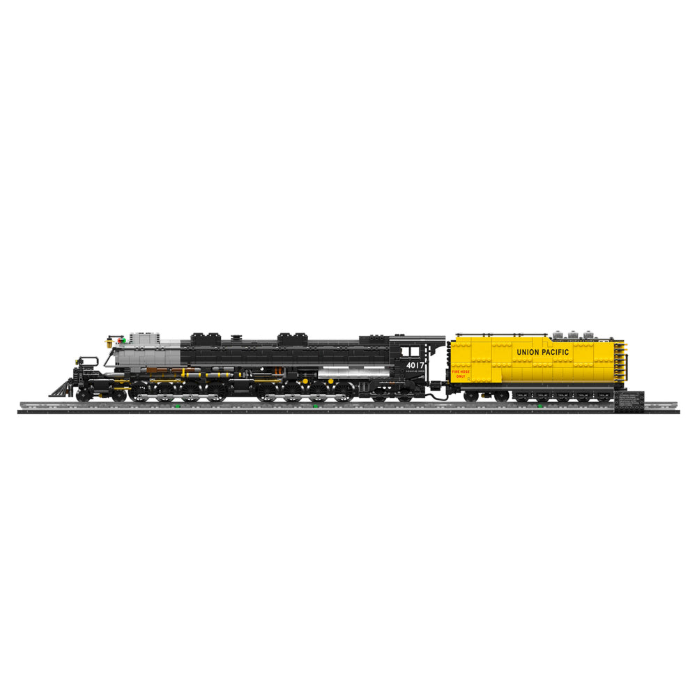Side view of the Mould King 12049 Big Boy 4-8-8-4 Steam Train Locomotive Building Set