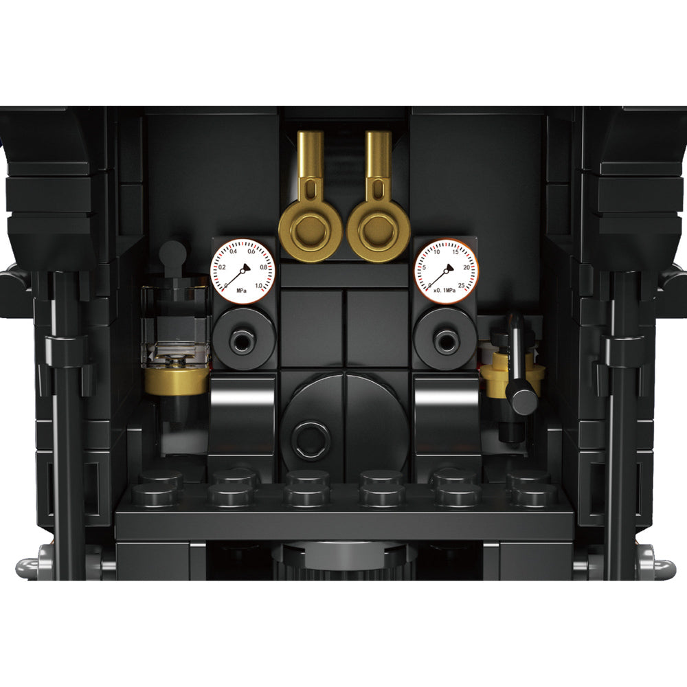 Engine room of the Mould King 12049 Big Boy 4-8-8-4 Steam Train Locomotive Building Set