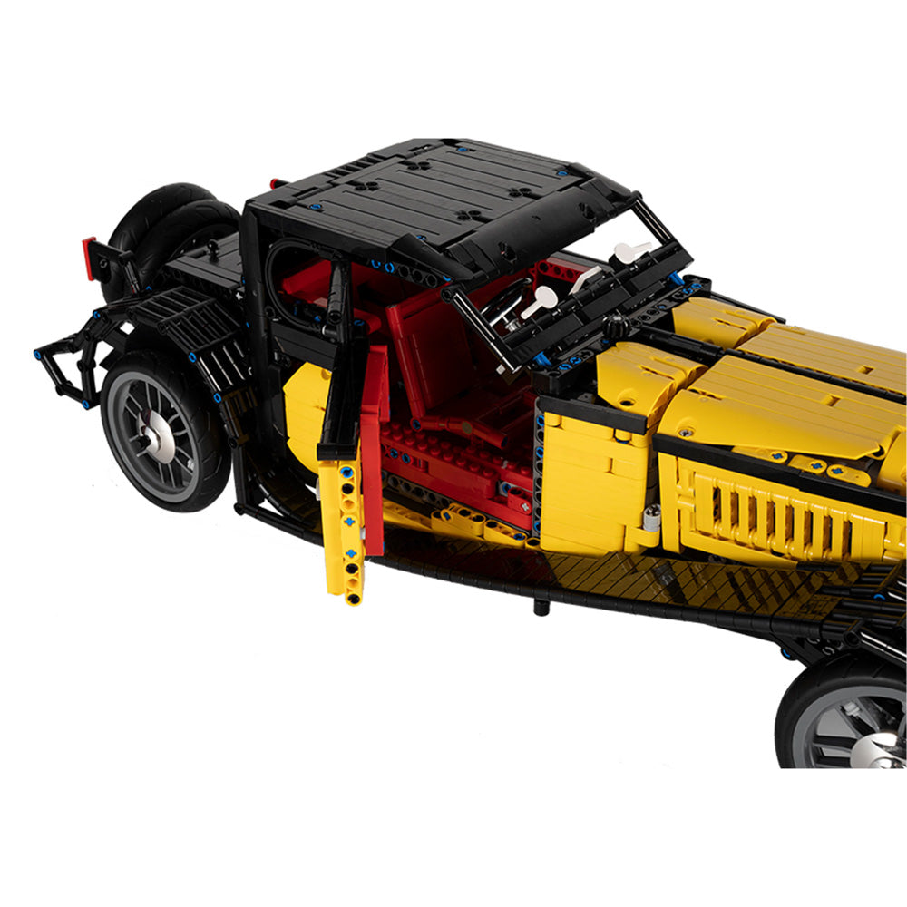 Doors open on the Mould King 13080 Vintage T50 Car RC Building Set