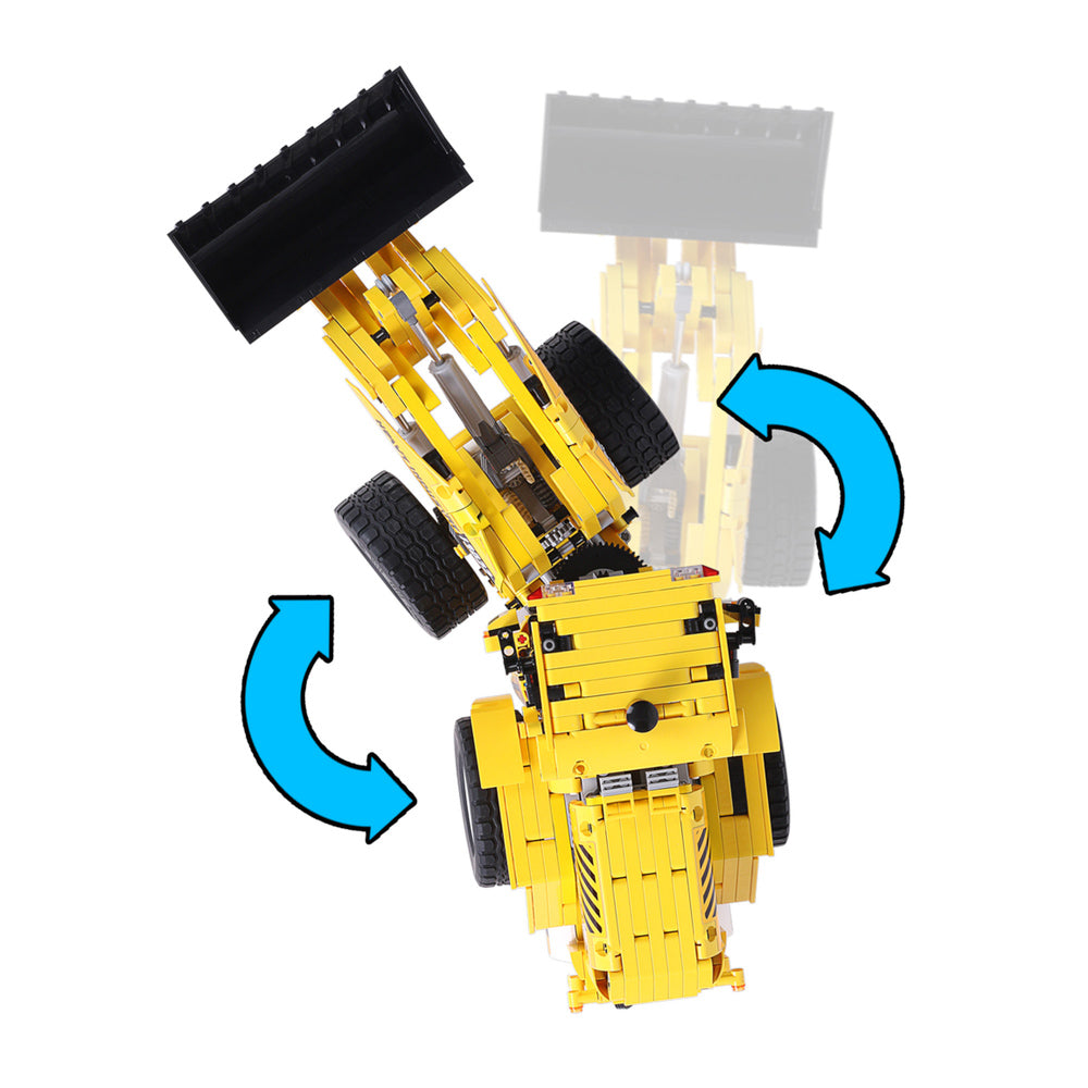 Mould King 13122 Bucket Loader Bulldozer Remote Controlled Building Set
