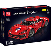 Mould King 13190 Lykan Hypersport Car RC Building Set, in packaging