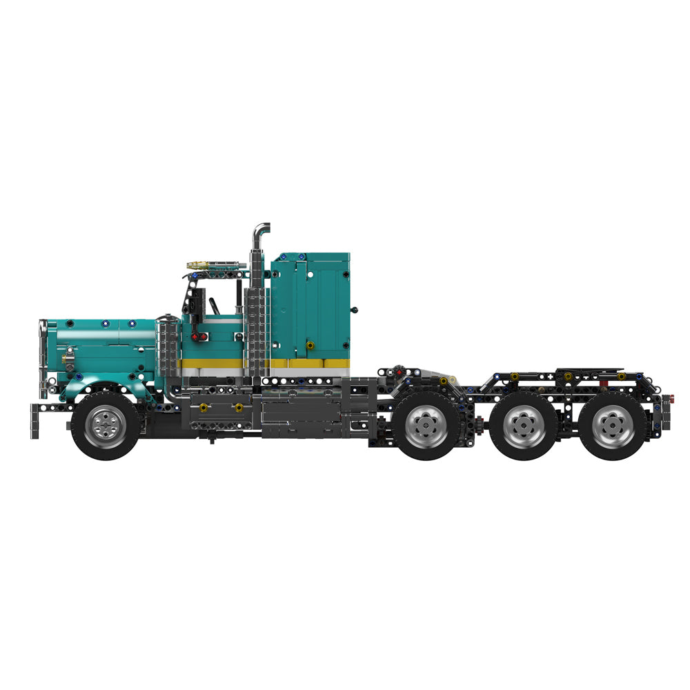Side view of the Mould King 13201 Peter American Truck Remote control Building Set