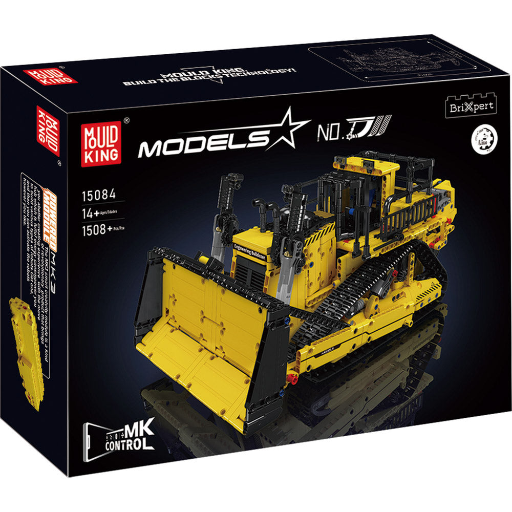 Mould King 15084 D11 Bulldozer Model RC Building Set, in packaging