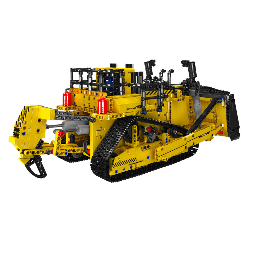 Back view of the Mould King 15084 D11 Bulldozer Model RC Building Set