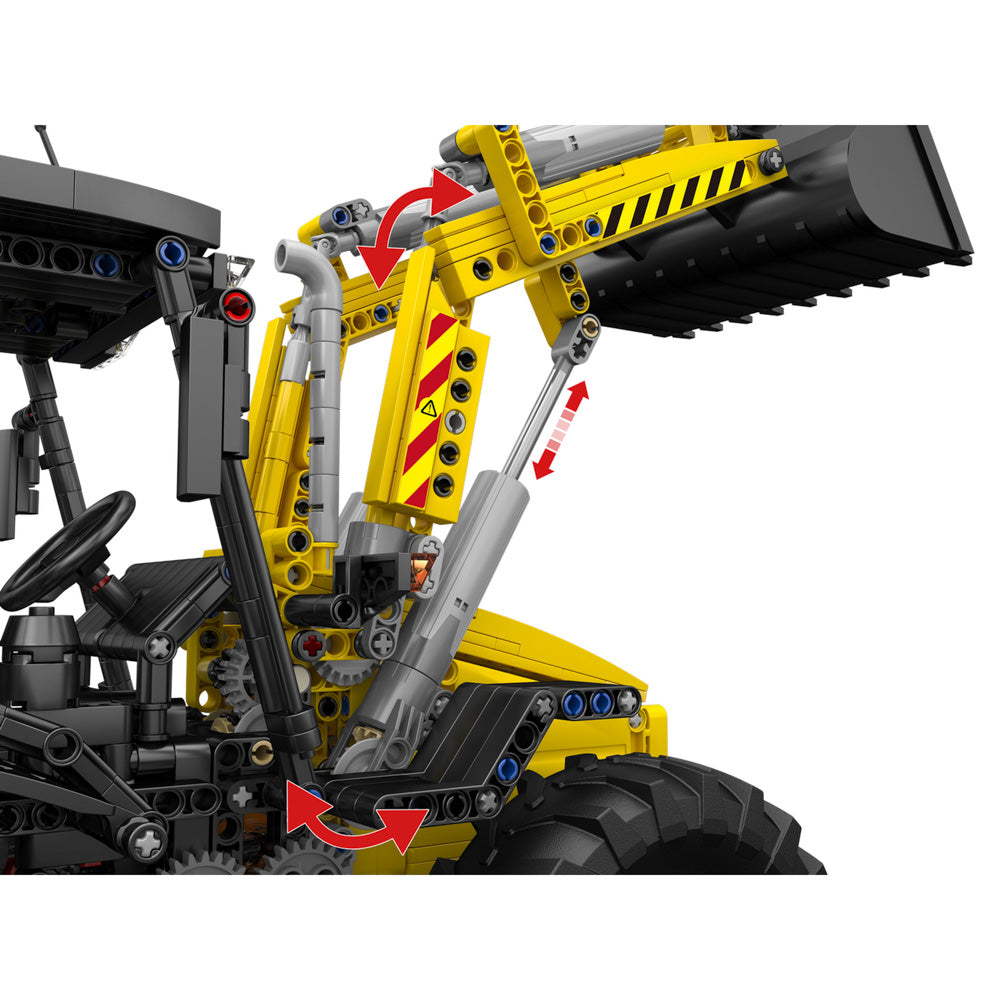 Mould King 17036 Backhoe Loader RC Building Set