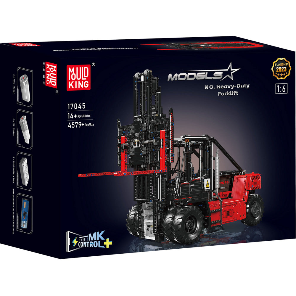 Mould King 17045 Heavy-Duty Forklift Remote Controlled Building Set, in packaging