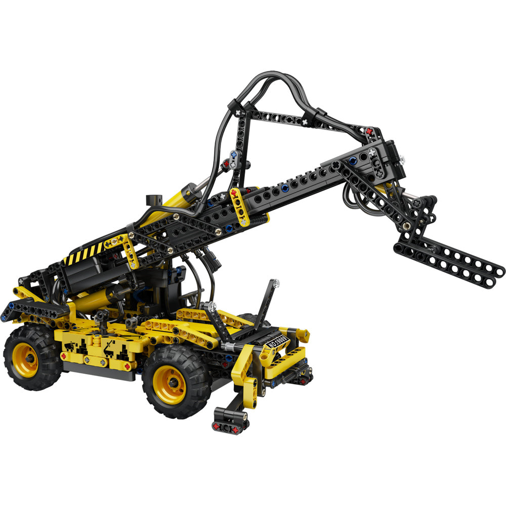 Mould King 19009 Pneumatic Telescopic Forklift Building Toy Set