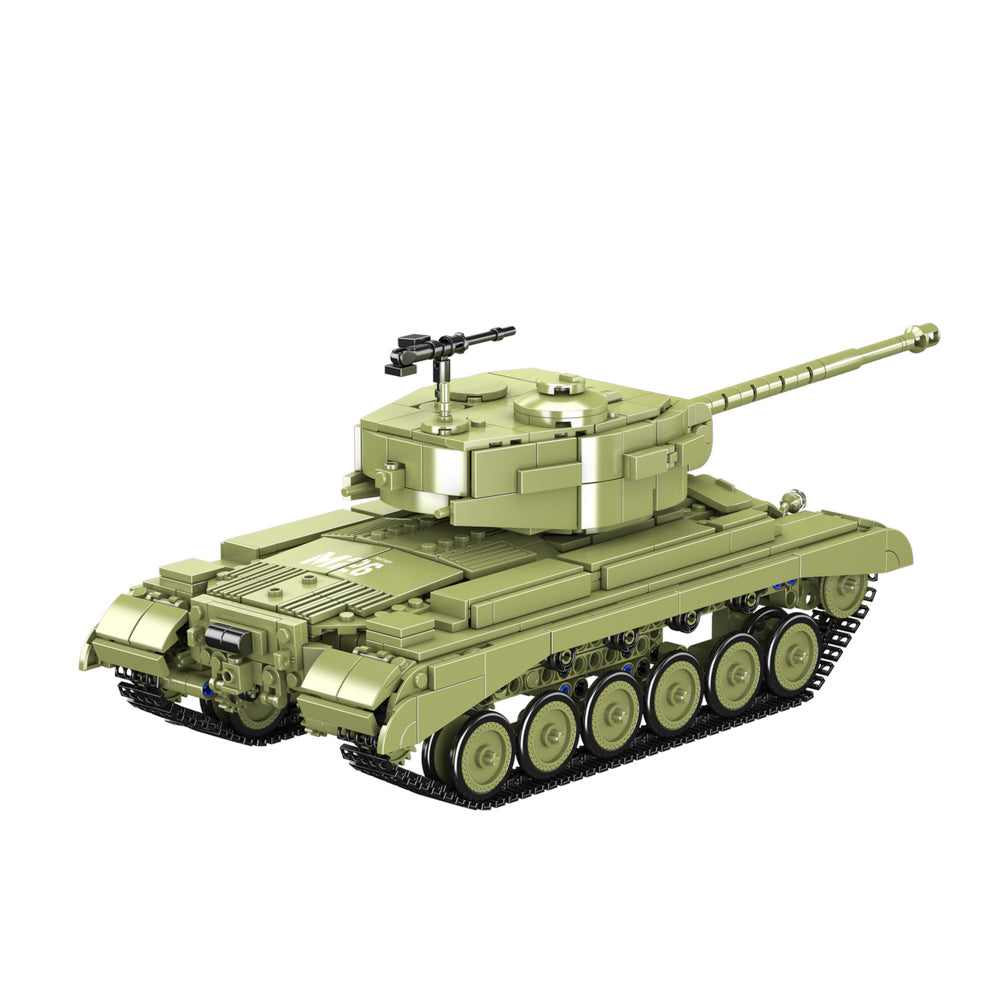 Back view of the Mould King 20035 M26 Heavy Tank Building Set