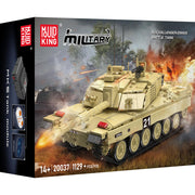 Mould King 20037 Challenger 2 Battle Tank Building Set, in packaging
