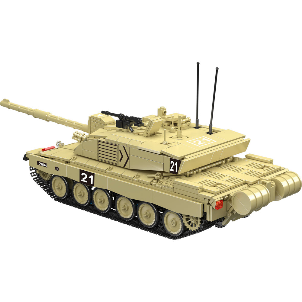 Back of the Mould King 20037 Challenger 2 Battle Tank Building Set