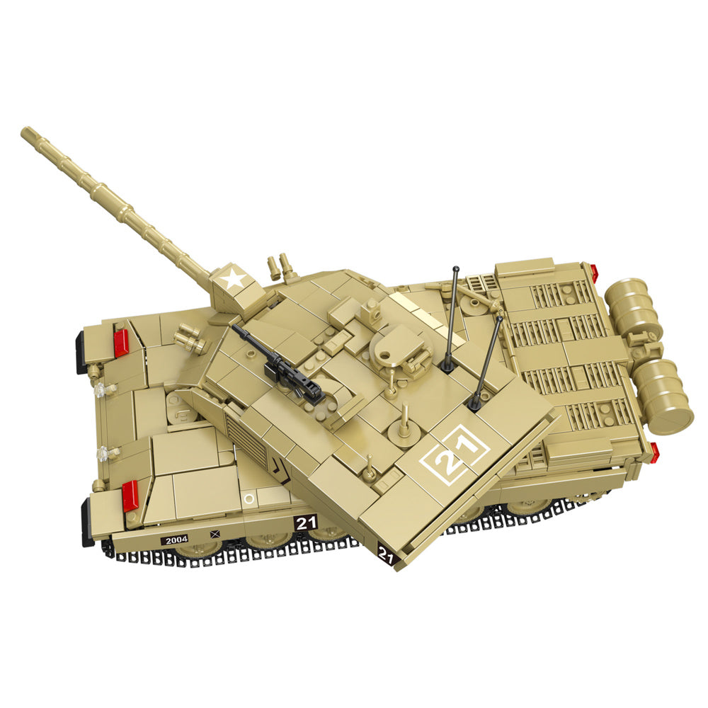 Turret view of the Mould King 20037 Challenger 2 Battle Tank Building Set