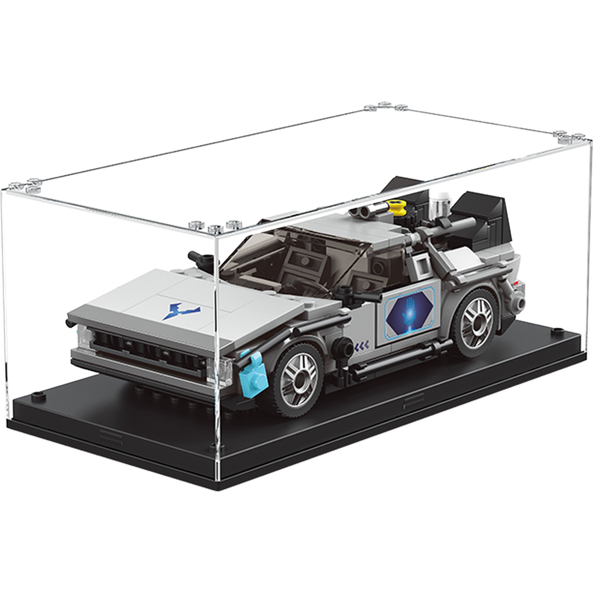 Mould King 27019 DeLorean Time Machine Model Car to Build, in display box
