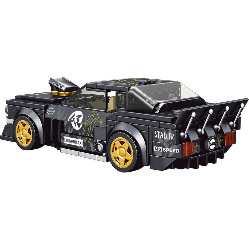 Side view of the Mould King 27024 1965 Mustang Car Model Building Set