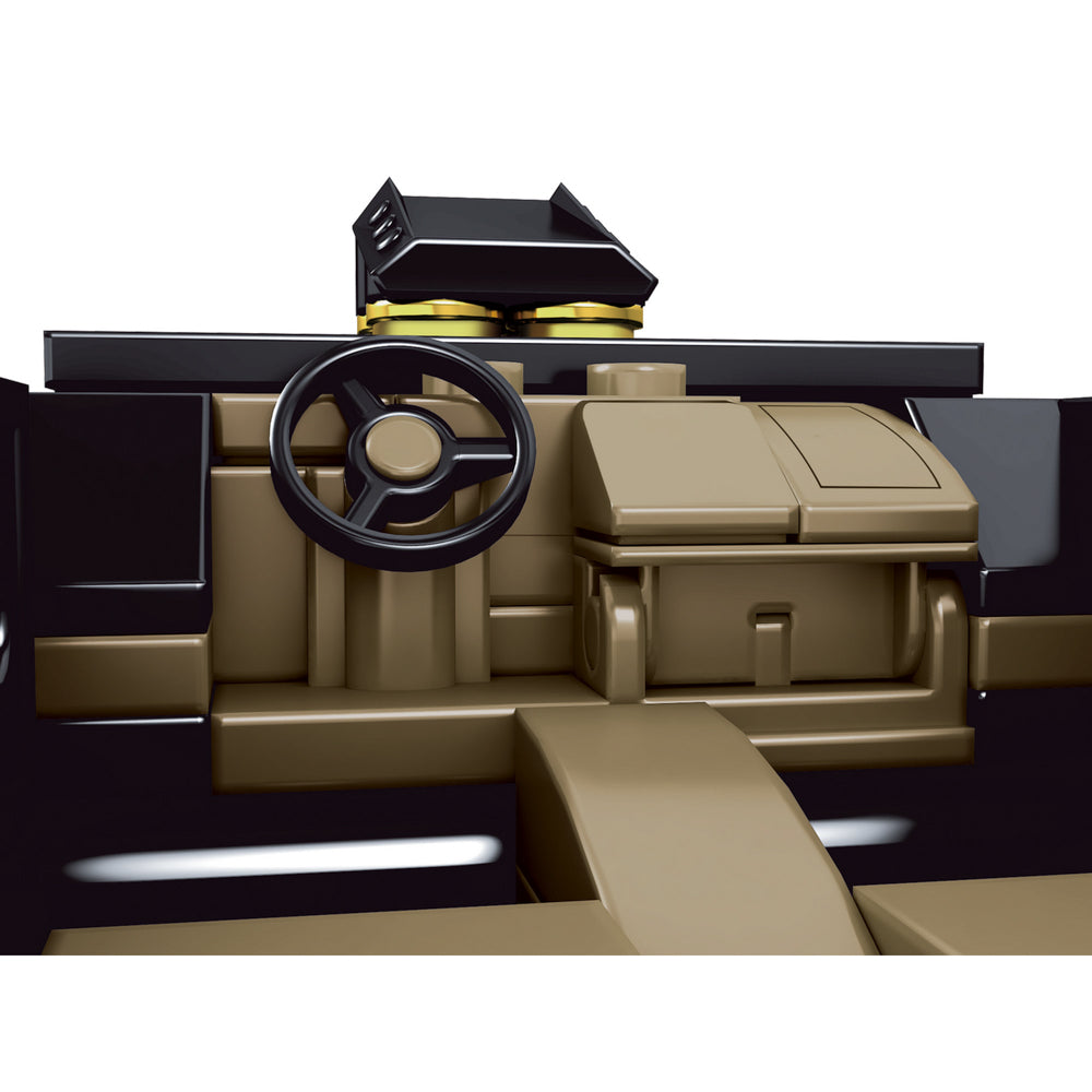 Inside view of the Mould King 27024 1965 Mustang Car Model Building Set