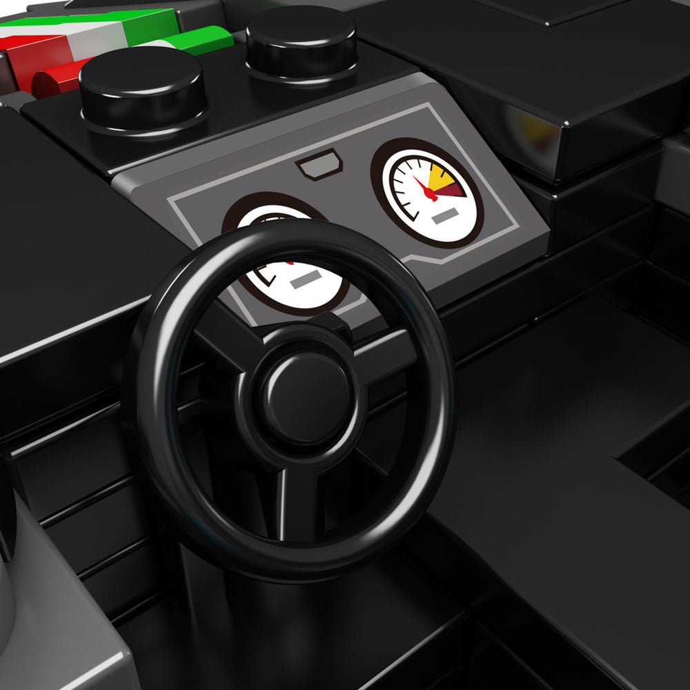 Inside of the Mould King 27068 The 488 Pista Car Model Building Set