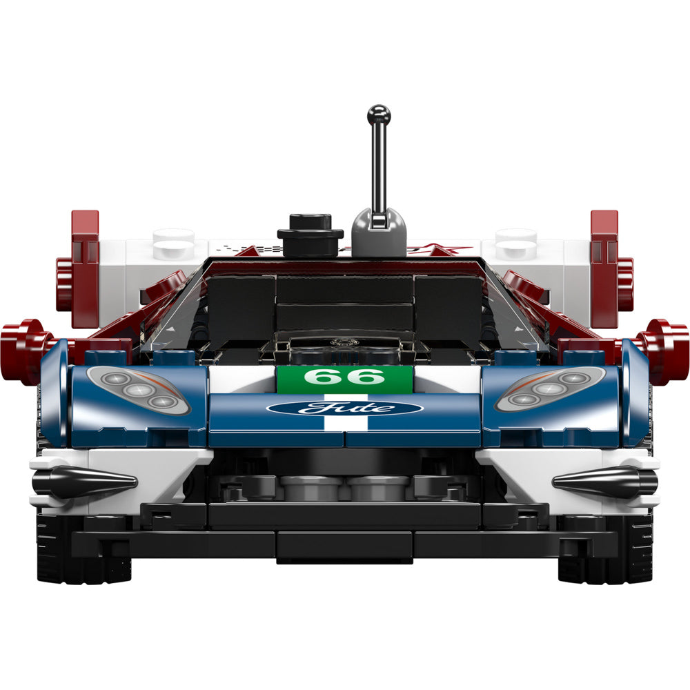 Front view of the Mould King 27103 LeMans Endurance Racing Car Building Set