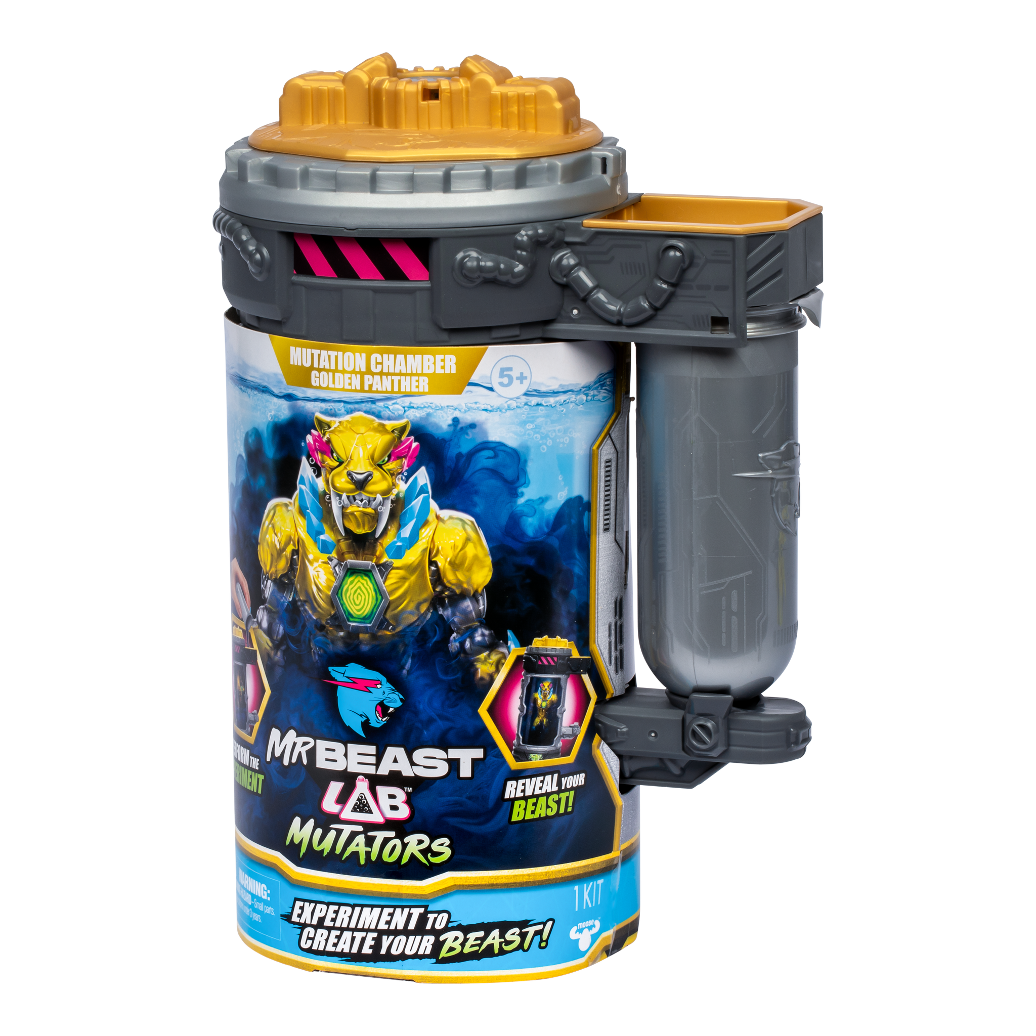 MrBeast Lab Mutators Mutation Chamber - Legendary Panther (Gold)