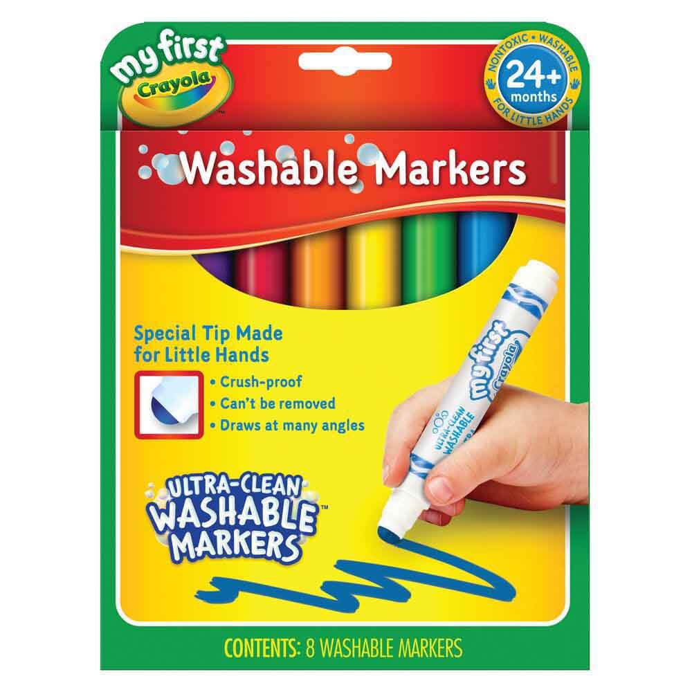 Crayola My First Washable Markers 8 Pack - Toyworld NZ