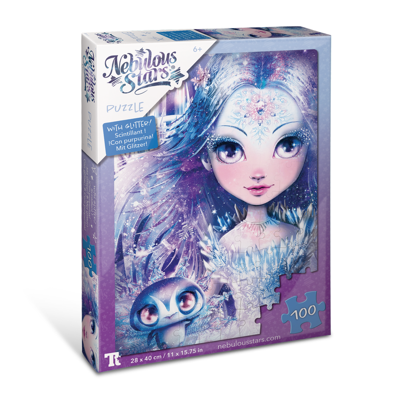 Nebulous Stars 100 Piece Glitter Puzzle Iceana & Blizzia