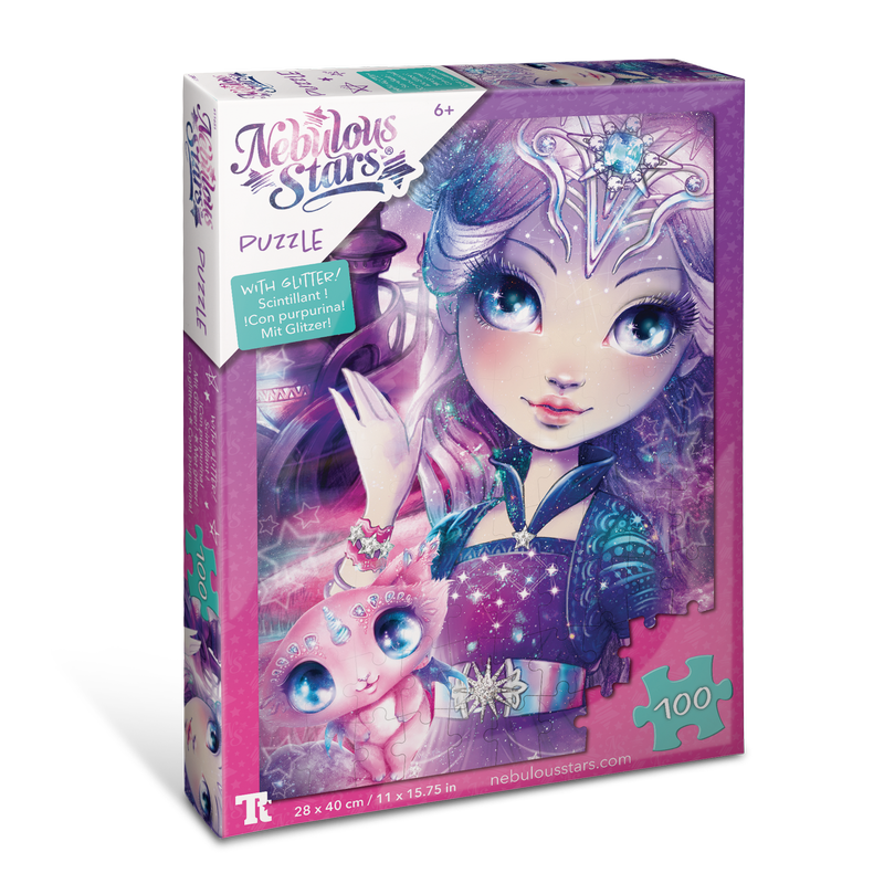 Nebulous Stars 100 Piece Glitter Puzzle Nebulia & Stella