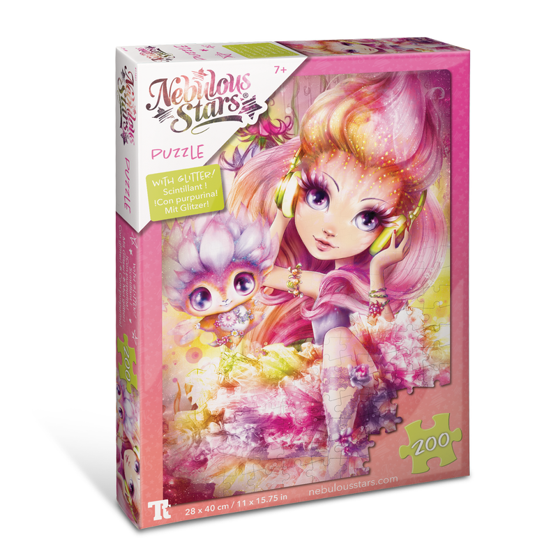 Nebulous Stars 200 Piece Glitter Puzzle Petulia & Paloma